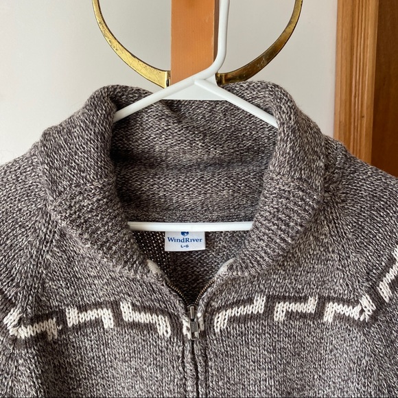 2/$30 || Wind River Zip-Up Knit Sweater - Picture 4 of 5